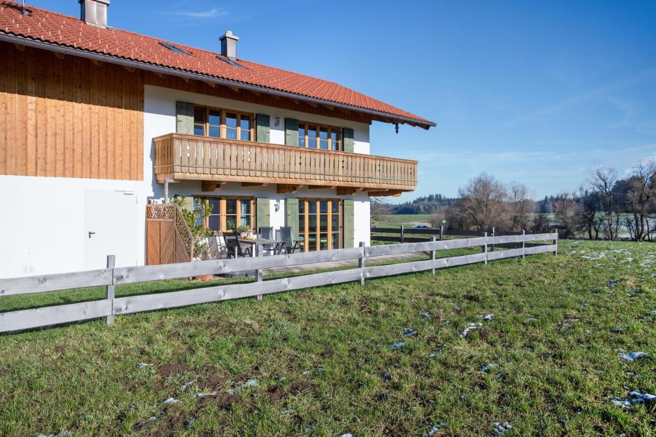 Ferienwohnung Seeblick Bad Heilbrunn Exteriör bild
